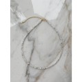 Choker Moonstone z kamieniem księżycowym 
