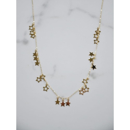 Naszyjnik gwiazdki (złoto próby 585)