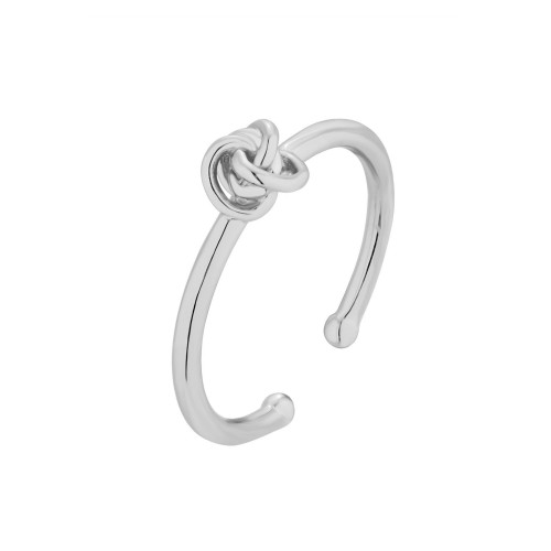 Pierścionek z supełkiem Knot silver