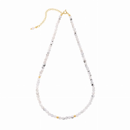 Choker Moonstone z kamieniem księżycowym 
