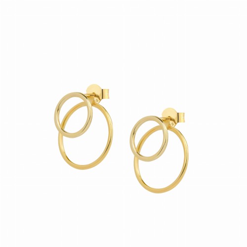 Kolczyki podwójne koła Majori