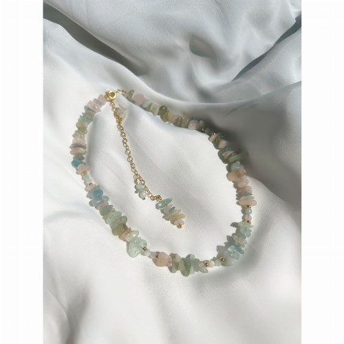 Naszyjnik z naturalnych morganitów Arte