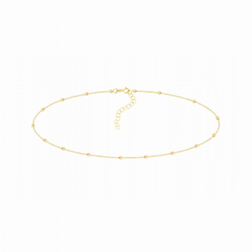 Choker z kuleczkami (złoto próby 585)