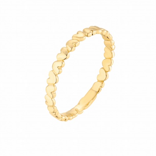 Pierścionek lots of love (złoto próby 585)