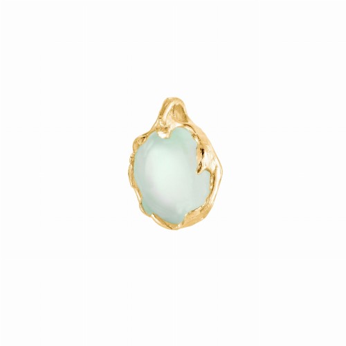 Zawieszka Wave z agatem aqua Gold