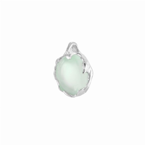 Zawieszka Wave z agatem aqua Silver