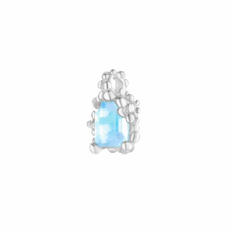 Zawieszka Coral Silver z naturalnym topazem Sky Blue